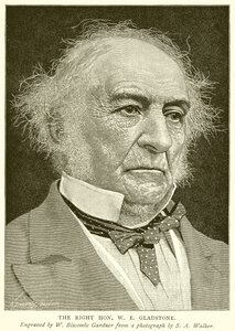 Den højre Hon. VI. Gladstone af English School