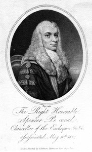 The Right Honorable Spencer Perceval, 1812 af English School