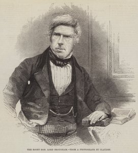 The Right Honorable Lord Brougham (gravering) af English School