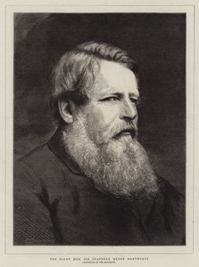 The Right Honourable Stafford Henry Northcote (gravering) af English School