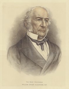 Den rigtige ærede William Ewart Gladstone af English School