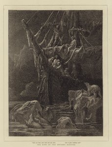 The Rime of the Ancient Mariner (gravering) af English School