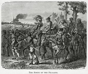 Bøndernes opstand i England i 1381, 1882 af English School