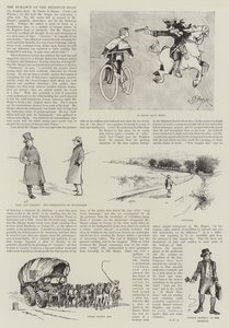 The Romance of the Brighton Road (gravering) af English School