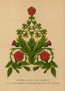 Rosen, Thistle og Shamrock. Blomstermærkerne i England, Skotland og Irland af English School