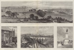 The Royal Agricultural Society Meeting i Plymouth (gravering) af English School