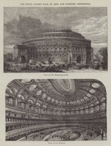 Royal Albert Hall of Arts and Sciences, Kensington (gravering) af English School