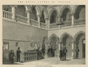 De Kongelige Domstole: Dommerkammersalen af English School