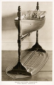 The Royal Cradle, Swiss Cottage, Osborne House, Isle of Wight, ca. 1893 (træ)