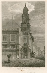 Royal Exchange, London, ser mod sydvest af English School