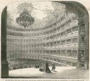 The Royal Italian Opera House, Covent Garden, London af English School