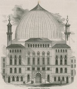 The Royal Panopticon of Science and Art, Leicester Square, London af English School