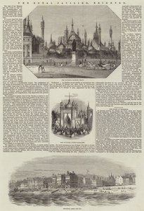 The Royal Pavilion, Brighton (gravering) af English School
