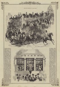 Die königliche Prozession zu den Ascot-Rennen