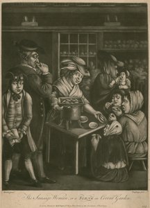 Pølsekvinden; eller en scene i Covent Garden af English School