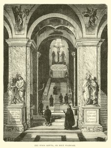 Scala Sancta eller den hellige trappe af English School