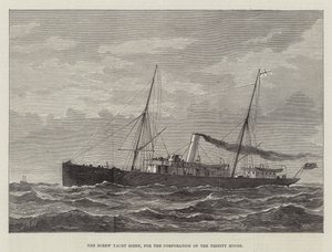 Die Schraubyacht Siren, für die Corporation of the Trinity House von English School