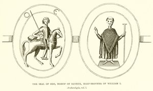 Odos segl, biskop af Bayeux, halvbror til William I af English School