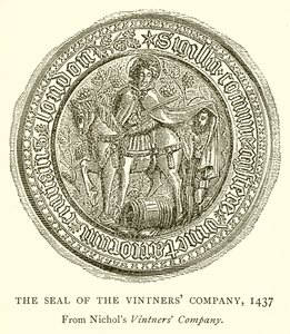 Vinmandskompagniets Segl, 1437 af English School