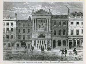 Shakespeare Gallery, Pall Mall, London af English School