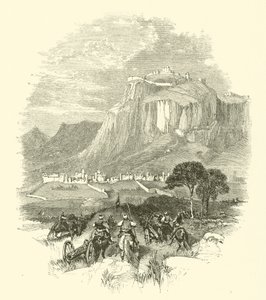 The Siege Of Corinth (gravering) af English School