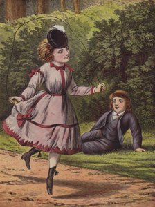 Sjippetovet (farve litho) af English School