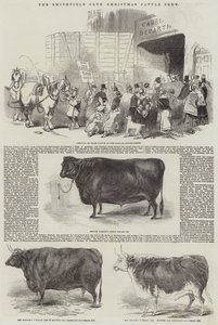 The Smithfield Club Christmas Cattle Show (gravering) af English School