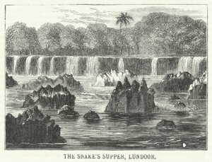 Slangens nadver, Lundoor (gravering) af English School