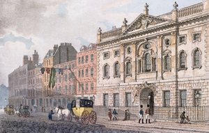 Sydfronten af Ironmongers Hall, fra 