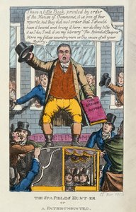 The Spa Fields Hunt-er or a Patriot Mounted, 1816 (farve ekko)