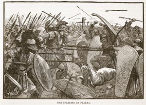 Spartanerne ved Platea af English School