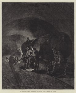 St Gothard-tunnelen (gravering) af English School