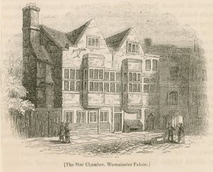 Stjernekammeret, Westminster Palace, London af English School