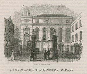 The Stationers Company: The Hall of Company af English School