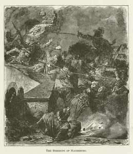 Stormen af Magdeburg af English School