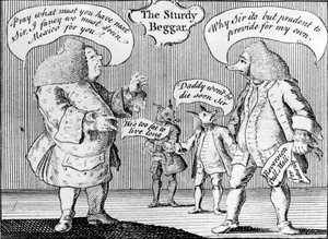 Den robuste tigger, 1758 af English School