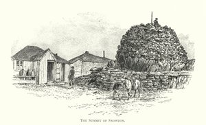 The Summit of Snowdon (gravering) af English School