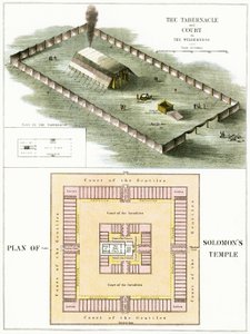 Tabernaklet i ørkenen og en plan for Salomons tempel af English School