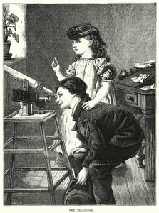 Teleskopet (gravering) af English School