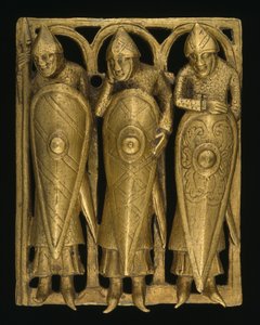 Temple Pyx, n. 1140-50 (kullattu kupariseos) af English School