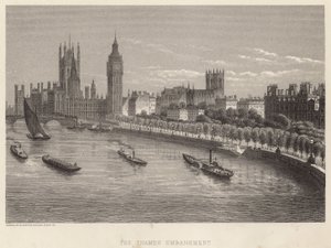 The Thames Embankment, London af English School