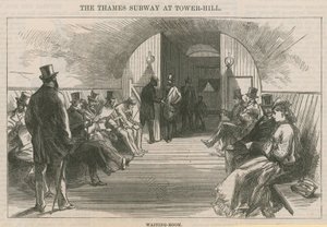 Themsen Subway ved Tower Hill af English School
