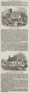 Tottenham Churches (gravering) af English School