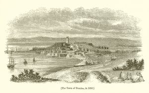 Byen Dundee, i 1650 af English School