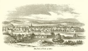 Byen Perth i 1580 af English School