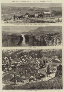 Transvaal Gold Fields, Sydafrika (gravering) af English School