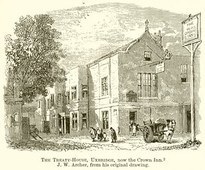 Treaty-House, Uxbridge, nu Crown Inn af English School