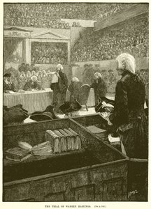 Retssagen mod Warren Hastings af English School