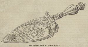 Die Kelle, die von Prinz Albert benutzt wurde