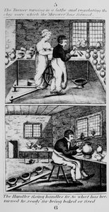 Der Dreher, der die Drehbank dreht, 1827
